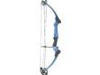 "
Genesis 10471 Genesis Original Bow Left Handed, Blue, Bow Only
Genesis Original Bow Only
The Genesis System combines ""zero let-off"" with light draw weights (adjustable from 10 lbs. to 20 lbs.) to create a bow that covers all standard draw lengths and