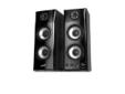 This Genius SP-HF1800A Hi-Fi Wood Speaker features three-way speaker units assure accurate sound quality. With 50 watts RMS audio output, these speakers use Hi-Fi crossover technology that makes each speaker unit respond to high, middle and low frequency