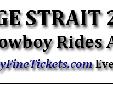 George Strait - The Cowboy Rides Away Tour 2014
Tour Dates, Concert Schedule & Ticket Information
George Strait has announced the 2nd leg of The Cowboy Rides Away Tour. The 2014 Tour will follow up the 2013 concerts held by George Strait for his final