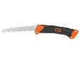 Bear Grylls Sliding Saw31-001058This is your tool for small brush, tree branches and limbs. The crosscut teeth design cuts on both the forward and backward stroke while the rugged, rubberized handle ensures that you won't loose your grip. The locking six