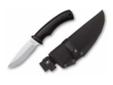 The fixed blade Gator XDP is a drop point knife with a fine edge. Fixed Blade Gators feature patented handles that set them apart from the competition. The handles are made soft Santoprene rubber, molded over a tough polypropylene inner frame, forming a