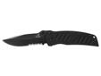 The Swagger sports the same dual G-10/Stainless steel handle and features of its smaller kin in a medium-sized every day carry folder.Features:- G-10/Stainless Steel Handle- Machine Styling - Matching handle and blade- Frame Lock- Partially Serrated Drop