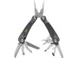 Rugged construction, spring loaded pliers, external locking tools and an extra grippy handle earn this tool its moniker: the Ultimate Multi-tool. Features:- 12 Stainless Steel, Weather-Resistant Components" - Needle Nose Pliers - Fine Edge Knife -