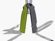 Balance Jaw Tool Green - ClamSpecifications:- Color- metalic Green- Overall Length- 5.30"- Closed Length- 3.80"- Weight- 7.00 oz.- Stainless steel- Sliding pliers- Long driversFeatures:- Regular pliers- Bottle opener- Interchangable micro phillips &