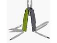 Balance Jaw Tool Green - ClamSpecifications:- Color- metalic Green- Overall Length- 5.30"- Closed Length- 3.80"- Weight- 7.00 oz.- Stainless steel- Sliding pliers- Long driversFeatures:- Regular pliers- Bottle opener- Interchangable micro phillips &