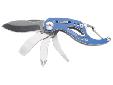 Curve Mini Tool - BlueKey Features Fits on keychains Integrated bottle openerProduct Description:The Gerber Curve Mini Tool is the beer-opening mini tool. In addition to having five tool components the Gerber Curve hooks to your keychain and has a