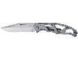 ParaFrame Mini - Stainless, Fine EdgeItem # 22-48485The smallest of the eight knives in the Paraframe series, the Mini is based on the same frame-lock design. It's a beautifully simple open frame knife with a fine edge locking blade that is lightweight,