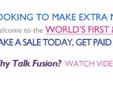 Talk fusion opportunity! One in a million chance! Join the Pajama Club ~ Home Based Business Opportunity
Â 
www.videomarketingglobal.com
www.mynewvideobusiness.com
www.talkfusionwebinar.com Â 
Â 
Ever wanted to leave the 9to5 race but every business