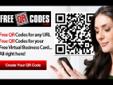 Free QR Codes for any web site and Free
Virtual Business Cards with QR Code
All FREE... ours work! And, you can win an
iPad monthly!
Details on why you need these now and
how to use and market with your QR Codes.
www.BryanHammondFreeQRcodes.com
Â 
eting,
