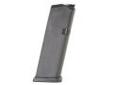 "
Glock MF19015 Glock 9mm Magazines Model 19 15 round
Model 19 9mm 15 round Magazine
Like no other pistol, GLOCK pistols permit almost unrestricted compatibility of the magazines within a caliber. Standard magazines, for instance, can also be used for
