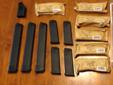I have the following for sale
10 new 15rnd KCI Korean made Glock 19 magazines $10 each
3 new 31rnd KCI korean made Glock 17/19 magazine $15 each
1 Glock mag loader Free
Buy everything for $125 and I will throw in a unique old school Blackhawk nylon drop