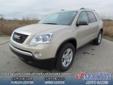 Tim Martin Plymouth Buick GMC
2303 N. Oak Road, Plymouth, Indiana 46563 -- 800-465-5714
2012 GMC Acadia SLE New
800-465-5714
Price: $38,430
Description:
Â 
New to our Plymouth, Indiana location, and perfect for the whole family, is this Brand New 2012 GMC