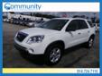 2011 GMC Acadia SL $24,495
Community Chevrolet
16408 Conneaut Lake Rd.
Meadville, PA 16335
(814)724-7110
Retail Price: $24,995
OUR PRICE: $24,495
Stock: P1372
VIN: 1GKKVNED0BJ410382
Body Style: SUV AWD
Mileage: 39,993
Engine: 6 Cyl. 3.6L
Transmission: