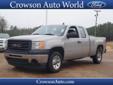 2009 GMC Sierra 1500 Work Truck $13,791
Crowson Auto World
541 Hwy. 15 North
Louisville, MS 39339
(888)943-7265
Retail Price: Call for price
OUR PRICE: $13,791
Stock: 6409P
VIN: 1GTEC19C09Z176409
Body Style: 4x2 Work Truck 4dr Extended Cab 6.5 ft. SB