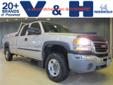 V & H Automotive
2414 North Central Ave., Marshfield, Wisconsin 54449 -- 877-509-2731
2004 GMC Sierra 2500HD Pre-Owned
877-509-2731
Price: $11,865
Call for a free CarFax report.
Click Here to View All Photos (20)
14 lenders available call for info on