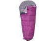 The Go-N-Grow 30oF / -1oC is a kid-friendly sleeping bag that will grow with her through her maturing years! Equipped with a unique expandable foot section that lengthens the bag by 10 in, a hood and two-layer construction to keep warmth in and a draft