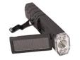 The Solar flashlight takes eco-friendly LED technology and makes it reliable as your adventures require. The flashlight/floodlight combo can be powered by its built in solar panel, ac/dc input, or a hand crank. As versatile as you, the Solar Flashlight by