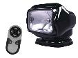 Stryker Searchlight - Durable, Versatile, Powerful.. Guaranteed! Exclusive Cr5 Pentabeam II Technology Wireless Remote Controlled Operation 370x Rotation x 135 degree Tilt 500,000 Candle Power, 5.5 Amps UV Ray and Saltwater Resistant Integrated 12V DC