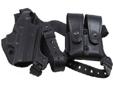 Gold Line Concealment Holsters, Belts & Accessories Type: Shoulder Holster, Black Horizontal style. Fully adjustable for comfort, with a back swivel to help straps lay flat for good concealment. Double ammunition carrier. Black non-glare hardware. Gold