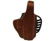 Gold Line Concealment Holsters, Belts & Accessories Type: Paddle Holste, Chestnut Brown Contoured paddle with flexible wings helps keep holster securely in place as you draw. Top quality leather with deep molding, burnishing and polishing. The Gold Line