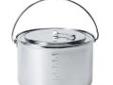 "
Primus P-732310 Gourmet Pot (2.9L pot and lid)
Description:
Primus Gourmet Pot is ideal when cooking for large groups. The Gourmet Saucepan/Pot is made of polished, high-quality 18/8 stainless steel. This Primus camping cookware comes with a folding