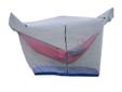 Hammock Mosquito Net ShelterFeatures:- 56" Door with double zipper- (2) 32" Spreader poles- Stake down loops- Integrates with most hammocks- Complete protection from bugs- Tall enough to stand inside- No-See-Um polyester mesh- Hammock not