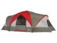 "
Wenzel 36499 Great Basin Family Dome Tent
Great Basin Family Dome Tent
Features:
- Sleeps: 10
- Floor Area: 159 sq. ft.
- Floor Size: 18 x 10 ft.
- Weight: 28 lbs 2 oz.
- Peak Height: 78 in.
- Doors: 1
- ""D"" style door with inside flap zippered