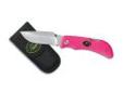 "
Outdoor Edge Cutlery Corp GP-30C Grip Knife Babe Pink, Clam Pack
There's no mistaking who's knife this is. This hot-pink Kraton handle folder is just for her. Chrome-moly AUS-8 Stainless blade is hand finished shaving sharp. Double sided thumb stud