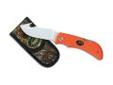 "
Outdoor Edge Cutlery Corp GHB-50C Grip Knife Hook Blaze Orange, Clam Pack
Grip Hook
Specifications:
- Folding gut-hook skinner with non-slip Kraton handles for a non-slip grip even when wet.
- Complete with Mossy Oak Break-Up nylon sheath.
- Blade