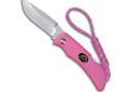 "
Outdoor Edge Cutlery Corp MP-30C Grip Knife Mini-Babe, Pink
A smaller version of Outdoor Edge popular Grip-Lite. Rubberized KratonÂ® handle with 8Cr13MoV stainless blade and double sided thumb stud.
Specifications:
- Blade Length: 2.2""
- Overall Length: