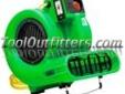 "
B-Air Blower GP-33 BAIGP-33 Grizzly 1/3 HPâ¢ Blower
Features and Benefits:
1/3 HP
Low 3.65 amp
Daisy chain capable
G.F.C.I. Outlet
Stackable
The B-Air Grizzly GP-33Â Â is a low amp, 3 speed air mover / floor dryer that offers everything required to get the