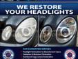 ***** WE RESTORE, NOT JUST CLEAN! ***** Every Headlight Restoration process differ. Depending on cars make/model/condition.
Don't settle for cheap price, you'll get what you pay!
Our unique process uses only proven and effective chemicals
formulated