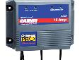 15 Amp Three Battery Application Charger2613ATotal Amps: 15Amps Number of Outputs: 3Amps per output: 5/5/5Battery System: 2-12V or 1-24VOutput Voltage: 12VDC per outputDC Output: 2-4' DC output cables w/terminal ringsInput Voltage: 100-130VAC/50-60HzInput