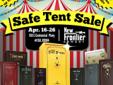 Our Annual Tent Sale is finally here. If you have been looking to purchase a gun safe for your home or business, right now is the time. Many of our customers wait a whole year for our tent sale to get the best price possible. So don't hesitate, stop by