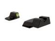 "
Trijicon HK111Y H&K HD Night Sight Set .45, Yellow Front
H&K45 HDâ¢ Night Sight Set - Yellow Front Outline
The HD Night Sights were specifically created to address the needs of tactical shooters. The three dot green tritium night sight set's front sight