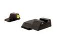 "
Trijicon HK110Y H&K HD Night Sight Set P30 & 45C, Yellow
H&K P30 & 45C HDâ¢ Night Sight Set - Yellow Front Outline
The HD Night Sights were specifically created to address the needs of tactical shooters. The three dot green tritium night sight set's