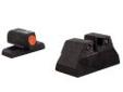 "
Trijicon HK108O H&K HD Night Sight Set USP Compact, Orange
H&K USP Compact HD Night Sight Set - Orange Front Outline
The HD Night Sights were specifically created to address the needs of tactical shooters. The three dot green tritium night sight set's
