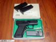 Blued HK P7M10 in 99% (one or two faint scratches keep it from 100%) condition with three magazines, original box with matching serial number to pistol.
About 1,000 of the blued versions were made.
I am the second owner and fired at most two mags worth,