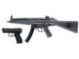 "
Umarex USA 2273020 H&K Replica Soft Air ActionKit, AEG/Spring - Black
The HK Holiday Airsoft Kit includes both the MP5 Electric AEG Airsoft gun as well as the P30 Spring powered pistol, and a Speedloader to quickly load both guns. The combination comes