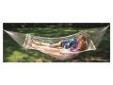 "
Tex Sport 14270 Hammock Seaview
The Seaview Hammock is extra-wide and double sized to give you and that special someone a comfortable resting spot outside. Cool, comfortable, larger diameter heavy-duty cotton ropes. Includes heavy-duty carry/storage