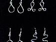 Introductory offer for new supplier Providence Silver Co a division of Stuffwholesale.com.
Handmade sterling silver (.925)
4 Different styles packed 3 pair of each style to a dozen package. The Ear wire is quality stamped .925 the wire is purchase from