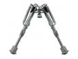 Harris Bipod 1A2-Series 6-9" Fixed Base, Adjustable Leg-Notch Black. Harris Series 1A2 Bipods feature a solid, non-swivel base and fully adjustable leg notch legs. The leg notch style legs eject by spring action in 1" increments. Harris bipods clamp to