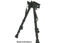 The Model LM Harris Bipod is an improved version of the original leg notch Bipod. The legs eject by spring action. Four height settings from 6 to 9 inches. Weight is 10 ounces.
Manufacturer: Harris Engineering
Model: 1A2-BRM
Condition: New
Availability: