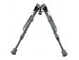 The Model LM Harris Bipod is an improved version of the original leg notch Bipod. The legs eject by spring action. Seven height settings from 9 to 13 inches. Weight is 11 ounces.Description: Leg NotchFinish/Color: BlackModel: BipodSize: 9"-13"Type: Fixed