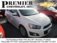 .
2012 Chevrolet Sonic
$18999
Call (860) 269-4932 ext. 15
Premier Chevrolet
(860) 269-4932 ext. 15
512 Providence Rd,
Brooklyn, CT 06234
LEATHER UPGRADE SEATS!! PCL and PDV Package! Remote Start, Cruise Control, Bluetooth, USB Port, 16' Wheels; Foglamps!!
