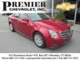 .
2010 Cadillac CTS Sedan
$24900
Call (860) 269-4932 ext. 8
Premier Chevrolet
(860) 269-4932 ext. 8
512 Providence Rd,
Brooklyn, CT 06234
WOW! Off lease; look at the low low miles! What a car! Call us NOW! This is the Caddy for you! 860.774.1100! Here at