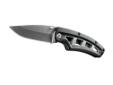 The Gerber Cohort Knife is a stylish addition to the Essentials line. A clip folder designed for daily carry, the Gerber Cohort Folding Knife features an open frame liner-lock design, anodized aluminum handles and dual thumb studs for easy one-handed