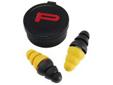 Peltor's indoor/outdoor range E-A-R plugs work in any shooting environment. The ultimate shooter's plug--one plug for both ranges. The yellow end offers noise-activated protection up to NRR 22dB for outdoor range use, while the olive end provides
