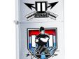 Mykel Hawke Signature Zippo Lighter -- Brushed ChromeFeatures:- Model: ZPMH2- Full Color Silkscreen Design- Brushed Chrome Finish- Standard Size- Wind Resistant- Lifetime Guarantee
Manufacturer: Hawke Knives
Model: ZPMH2
Condition: New
Availability: In