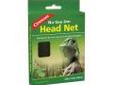 Coghlans 0160 Head Net No-see-um
Made of ultra fine mesh to keep almost every insect out. Fits over most headwear. Elasticized at the neck for a snug fit.Price: $1.66
Source: http://www.sportsmanstooloutfitters.com/head-net-no-see-um.html